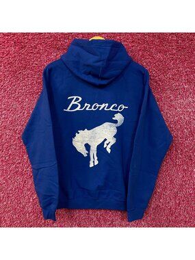 Junk Food Ford Bronco Classic Logo Pullover Hoodie XS